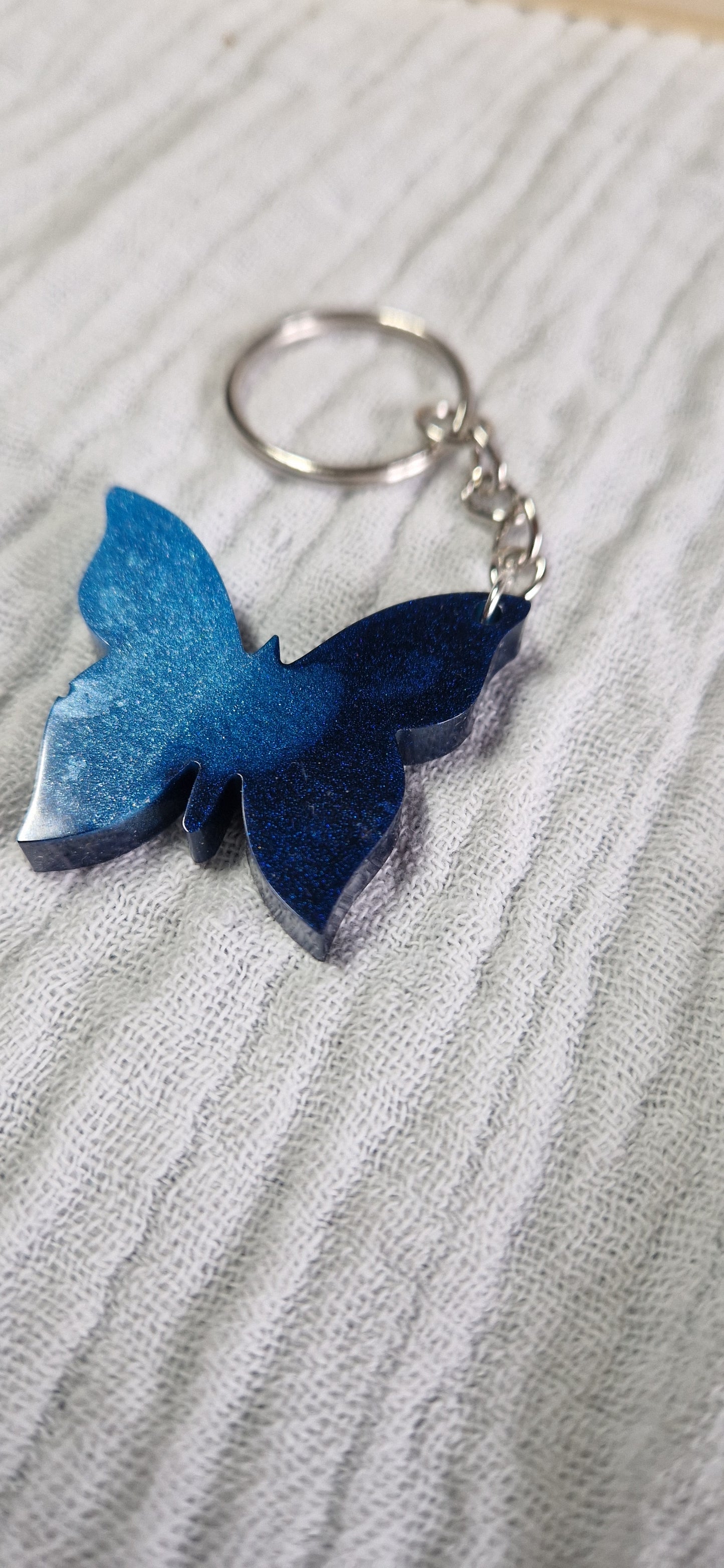 Schlüsselanhänger "Schmetterling" in versch. Varianten aus Resin