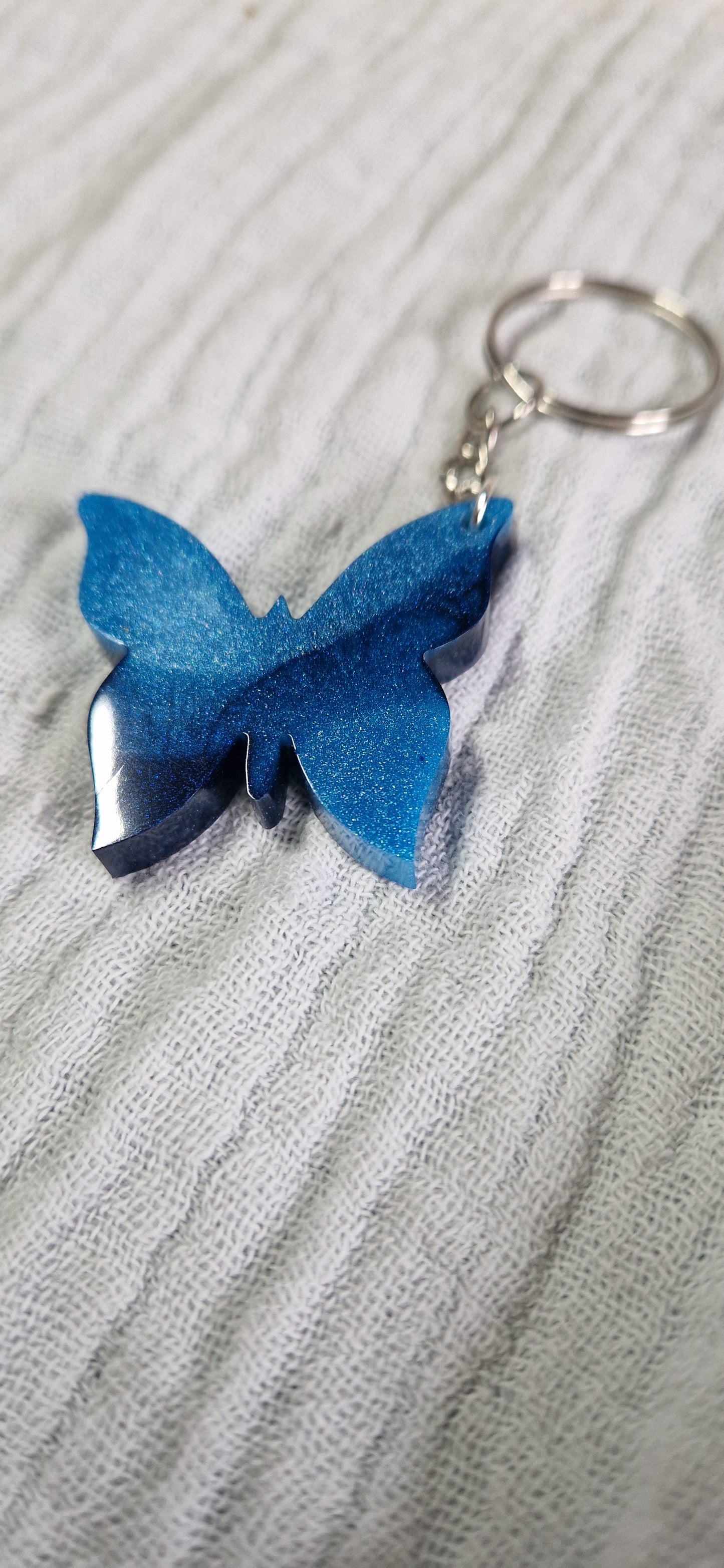 Schlüsselanhänger "Schmetterling" in versch. Varianten aus Resin