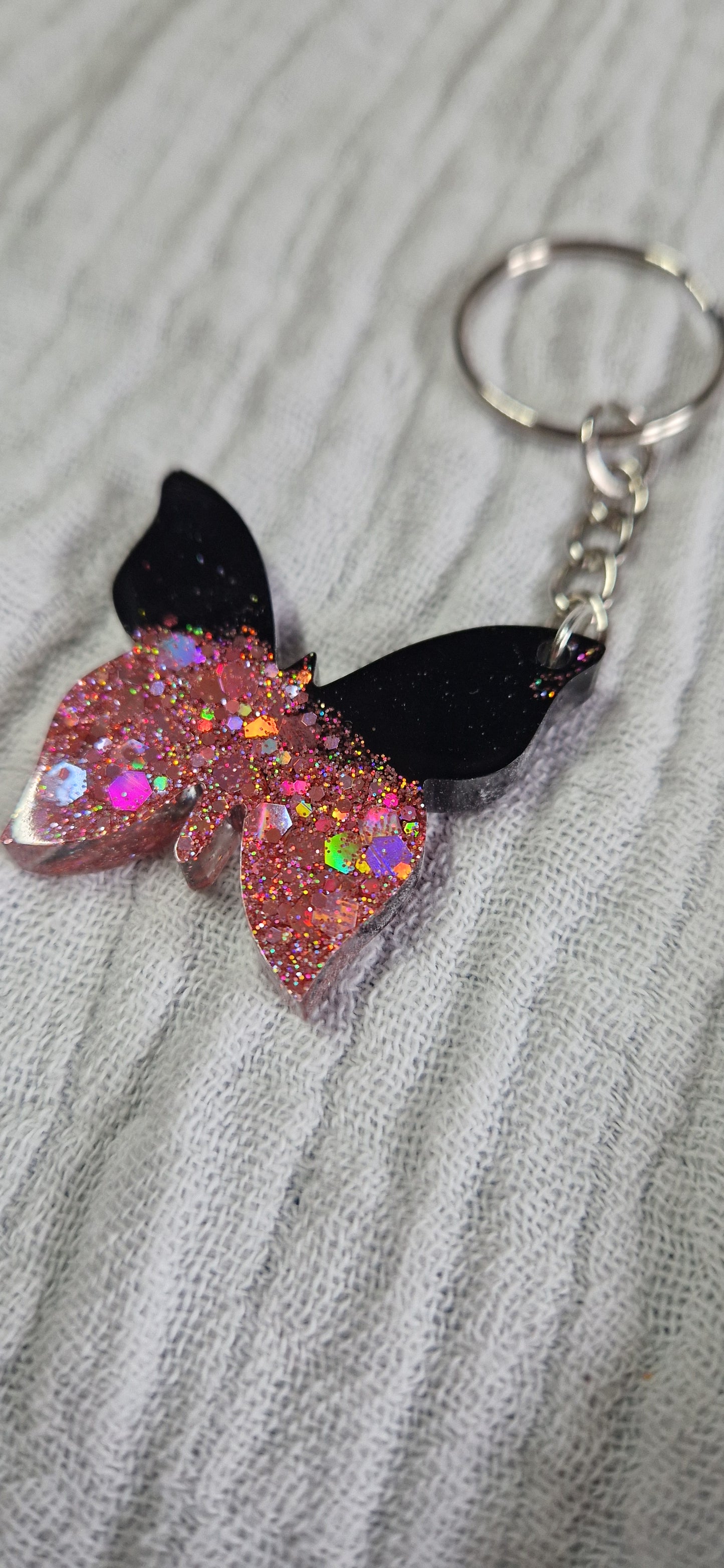 Schlüsselanhänger "Schmetterling" in versch. Varianten aus Resin