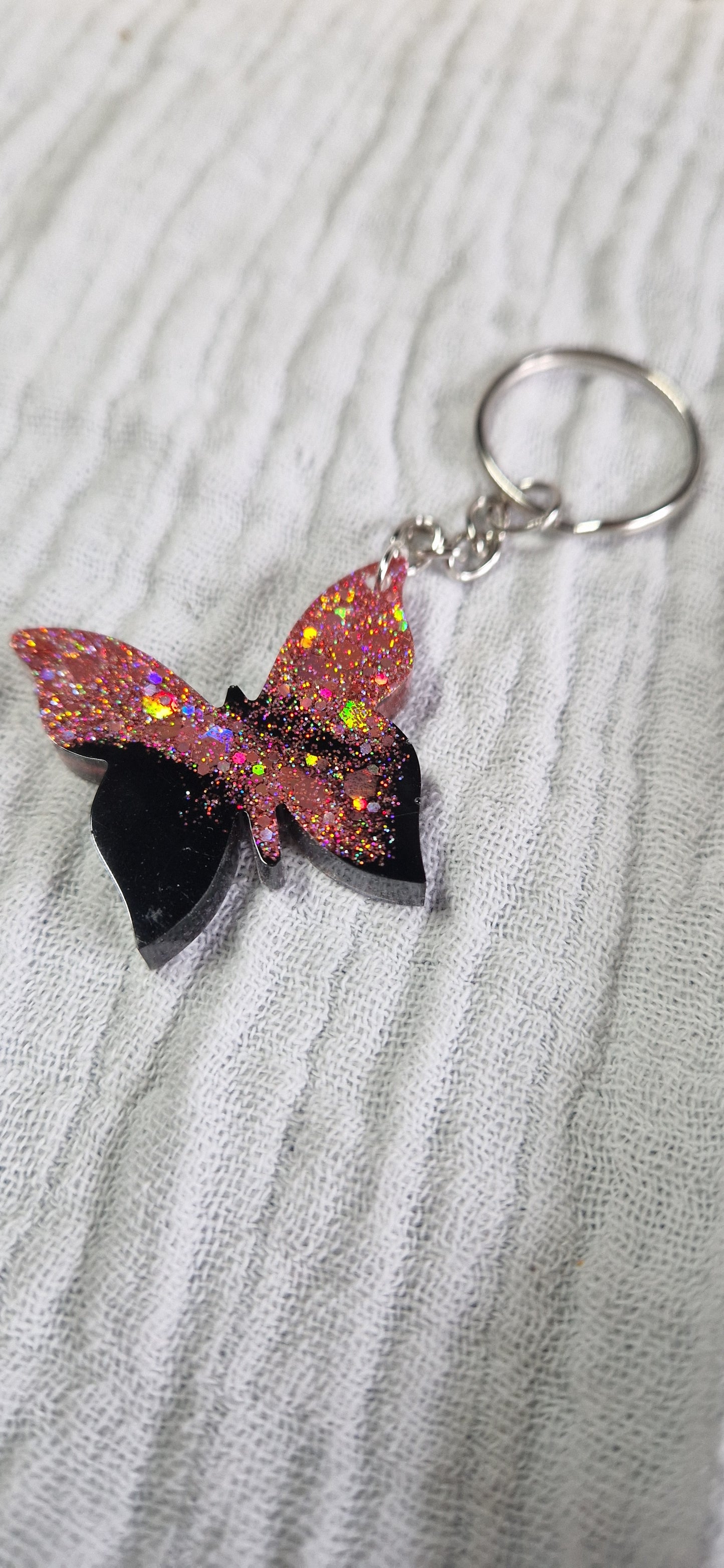 Schlüsselanhänger "Schmetterling" in versch. Varianten aus Resin