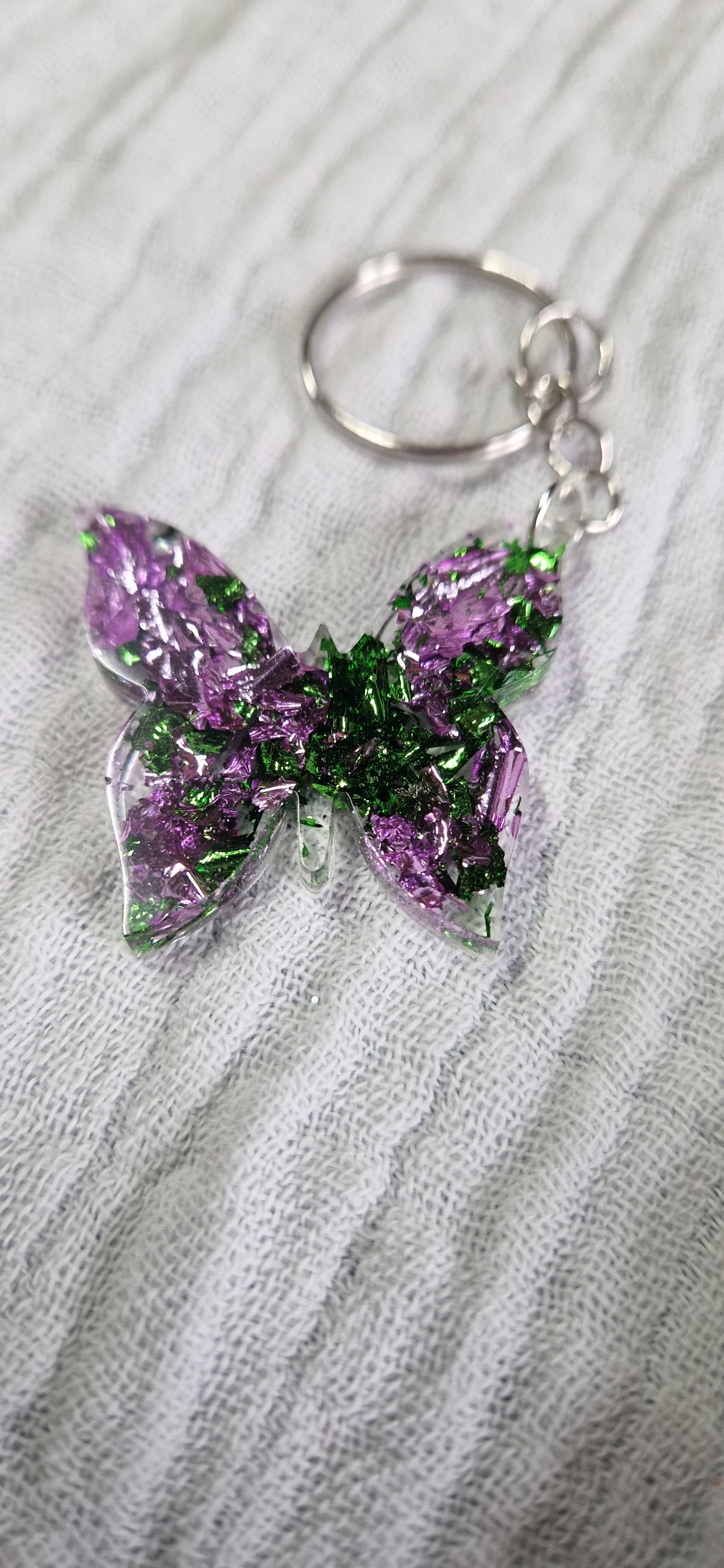 Schlüsselanhänger "Schmetterling" in versch. Varianten aus Resin