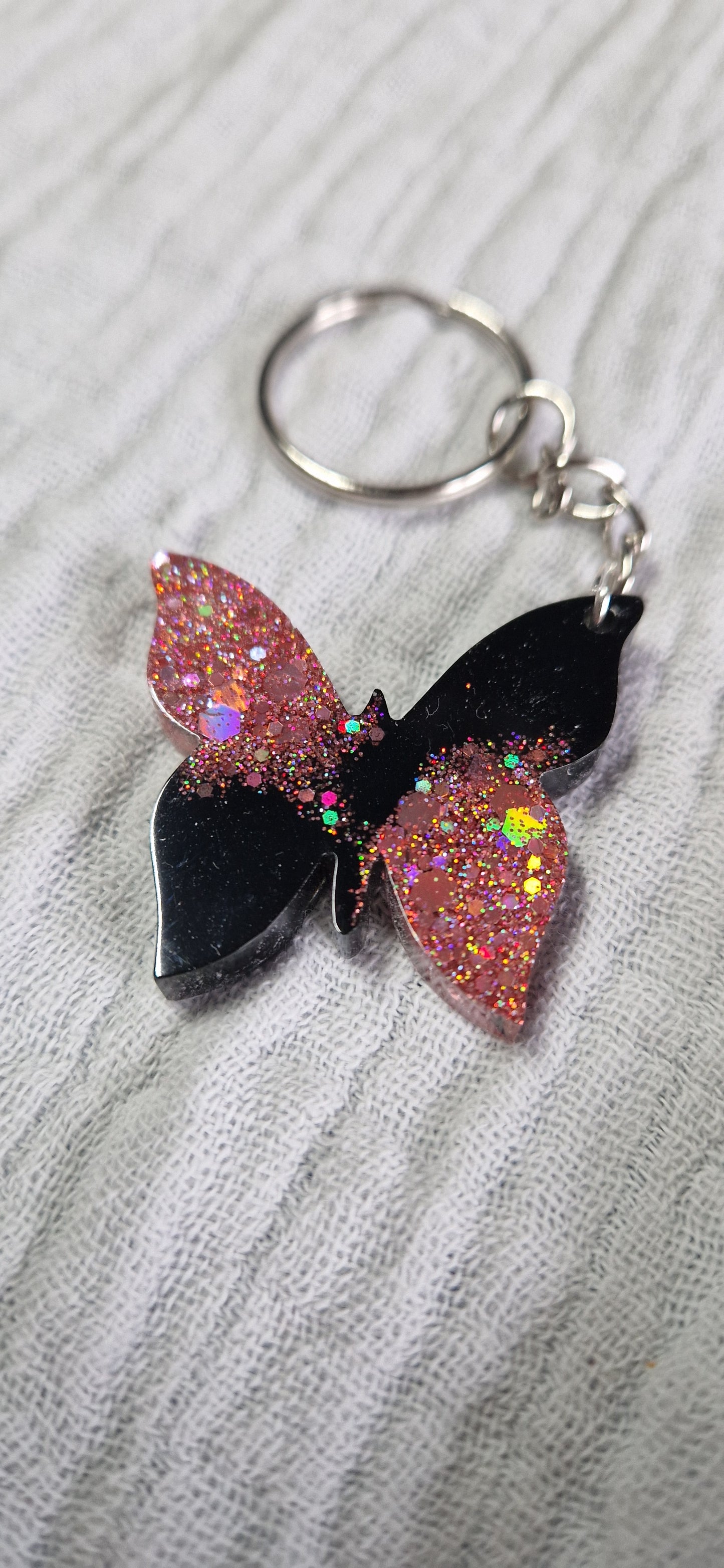 Schlüsselanhänger "Schmetterling" in versch. Varianten aus Resin