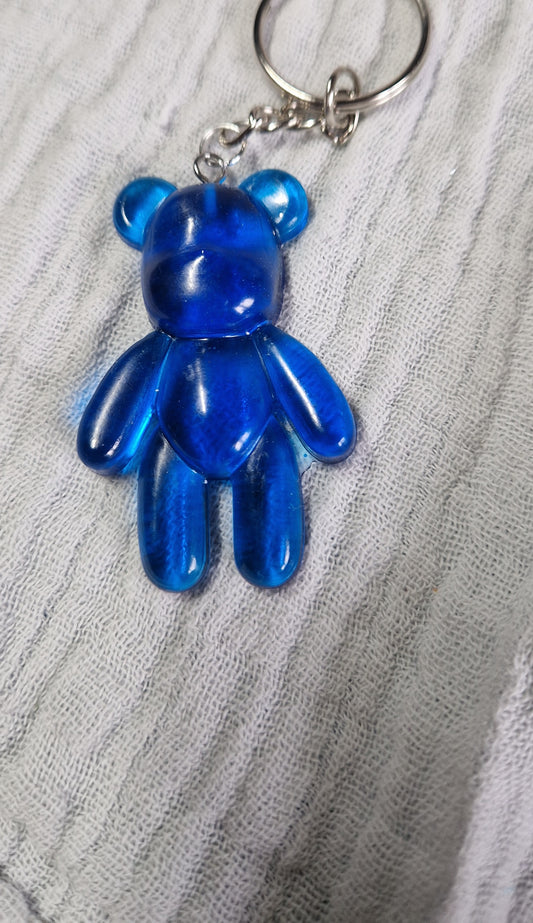 Schlüsselanhänger "Teddy" in versch. Design aus Resin