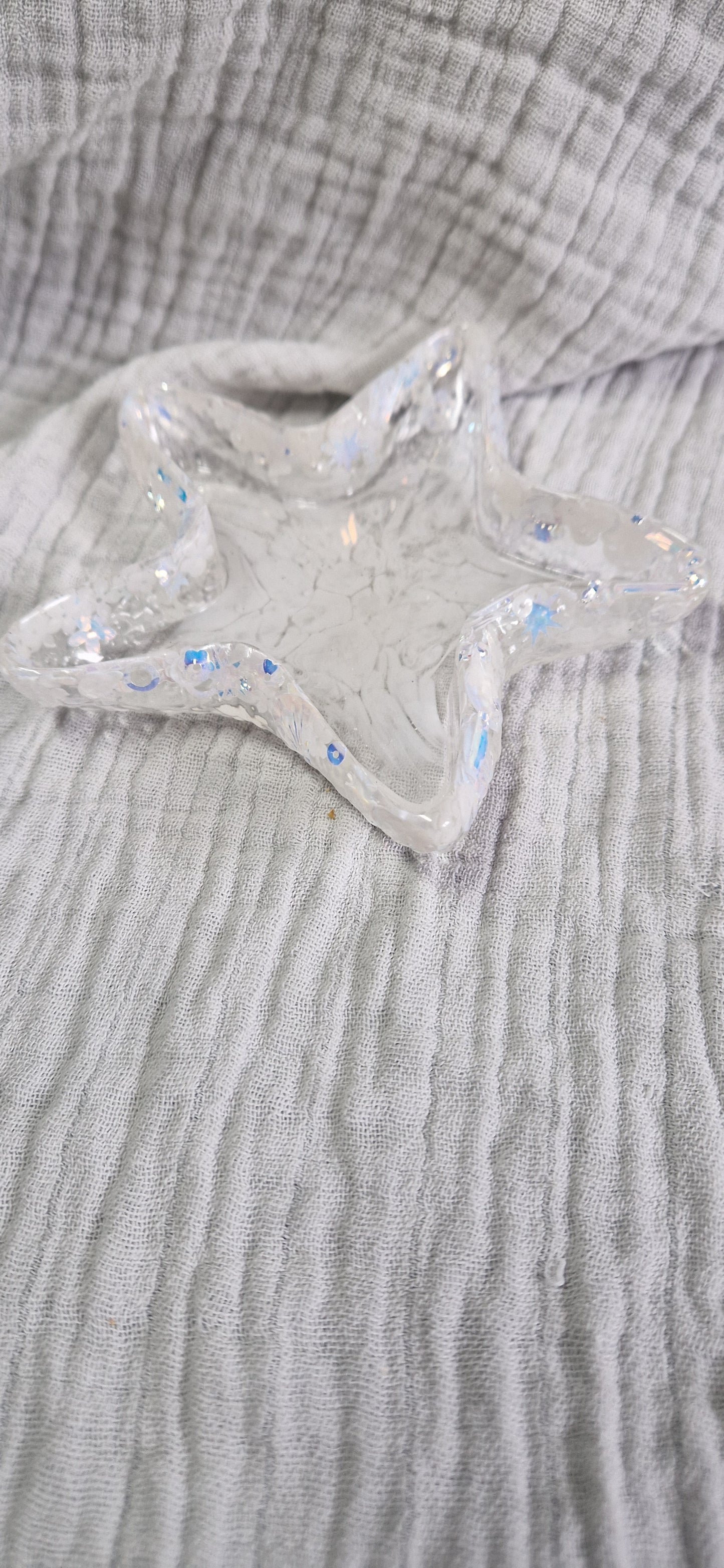 Schale "Seestern" aus Resin in versch. Farben