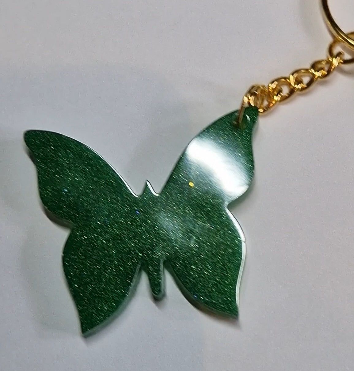 Schlüsselanhänger "Schmetterling" in versch. Varianten aus Resin