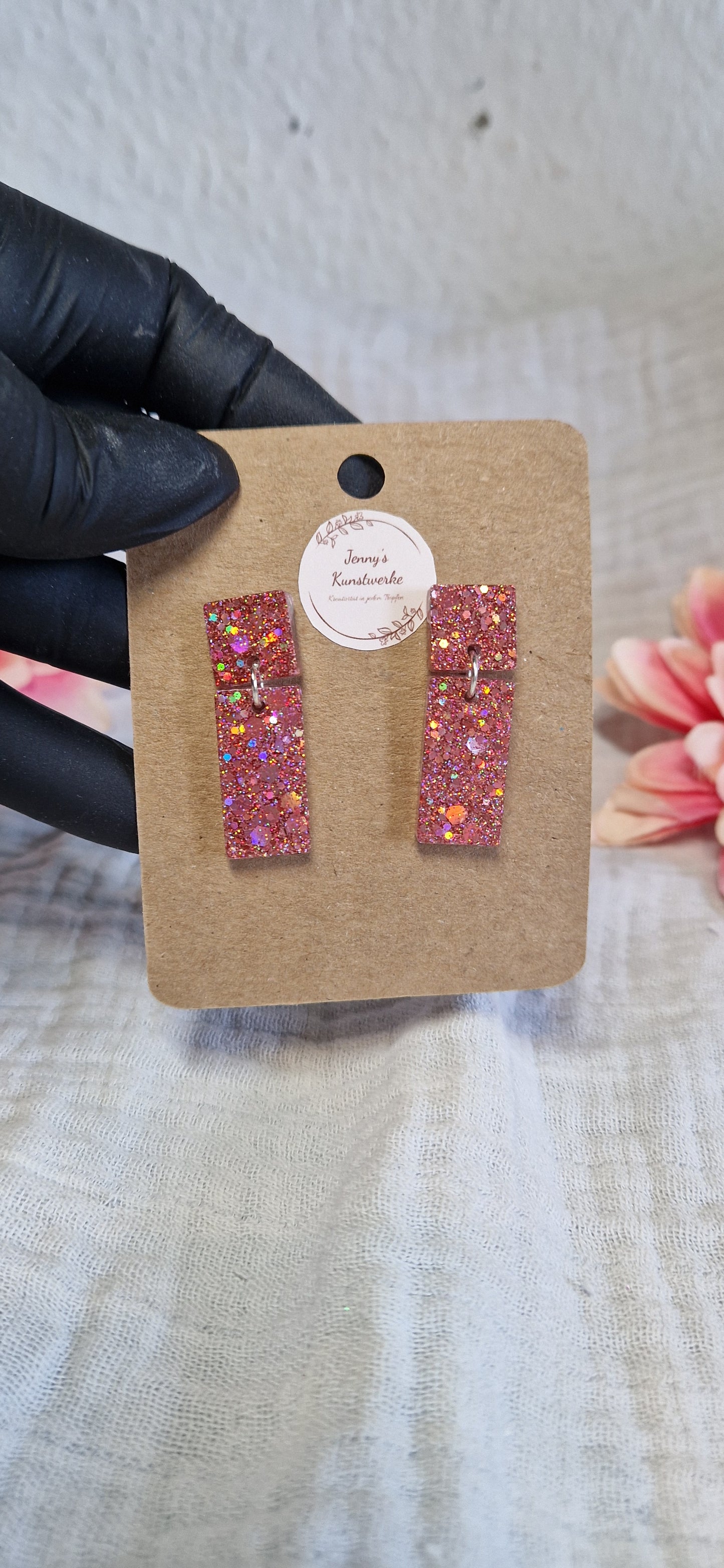 Ohrringe aus Resin in versch. Varianten