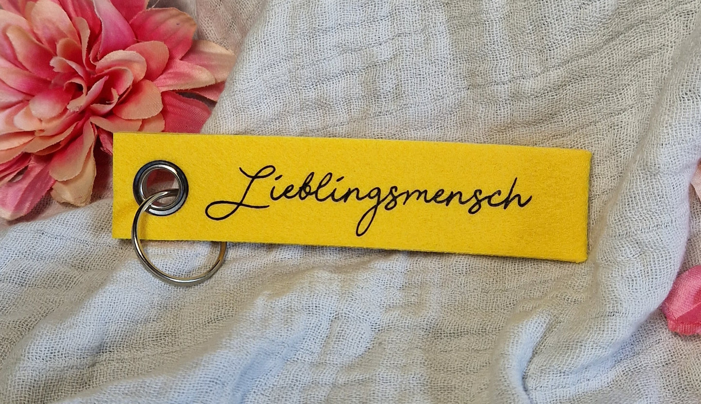 Schlüsselanhänger aus Filz versch. Varianten