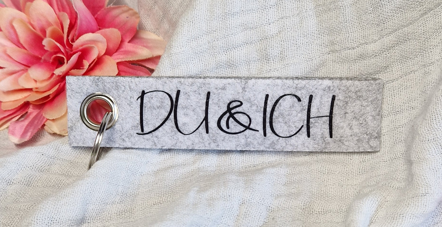 Schlüsselanhänger aus Filz versch. Varianten