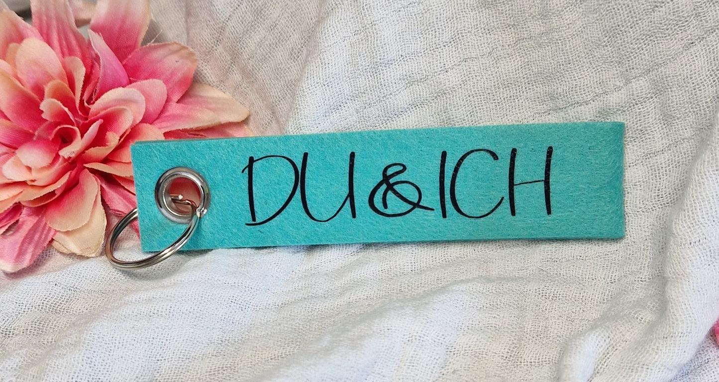 Schlüsselanhänger aus Filz versch. Varianten