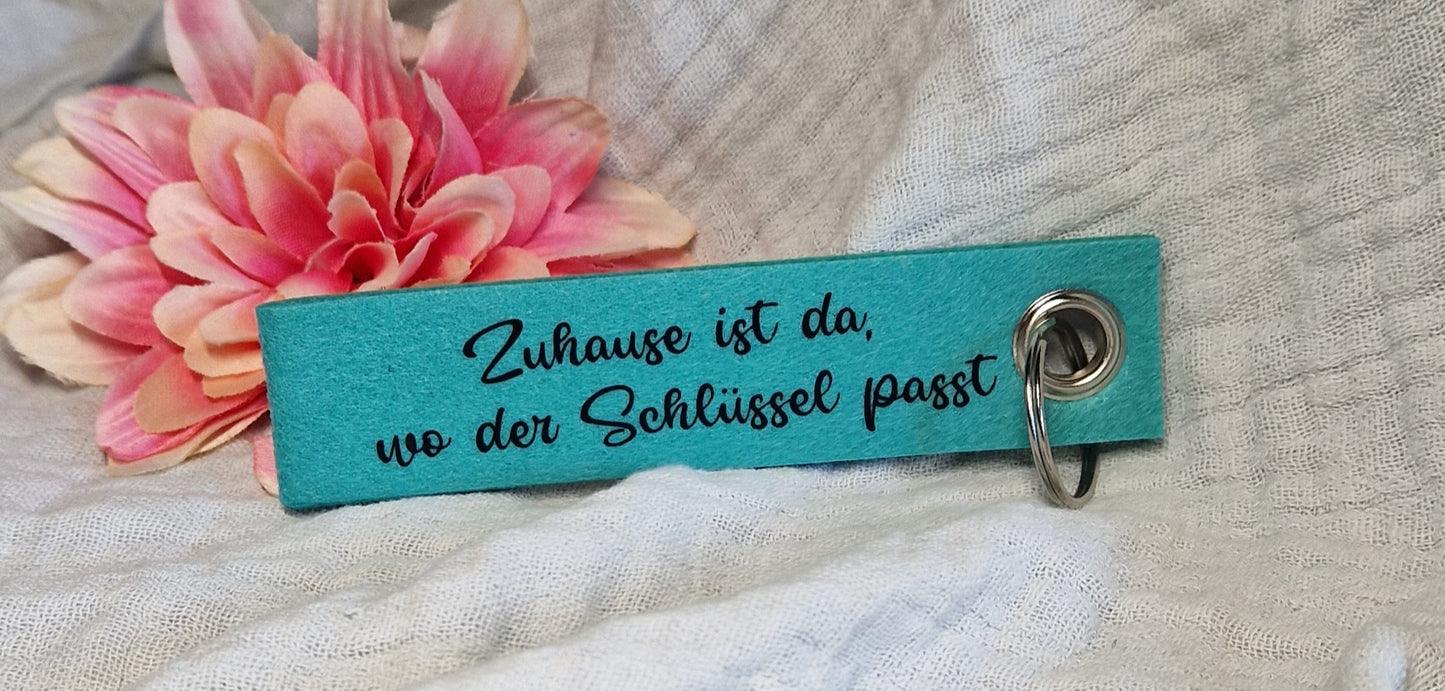 Schlüsselanhänger aus Filz versch. Varianten
