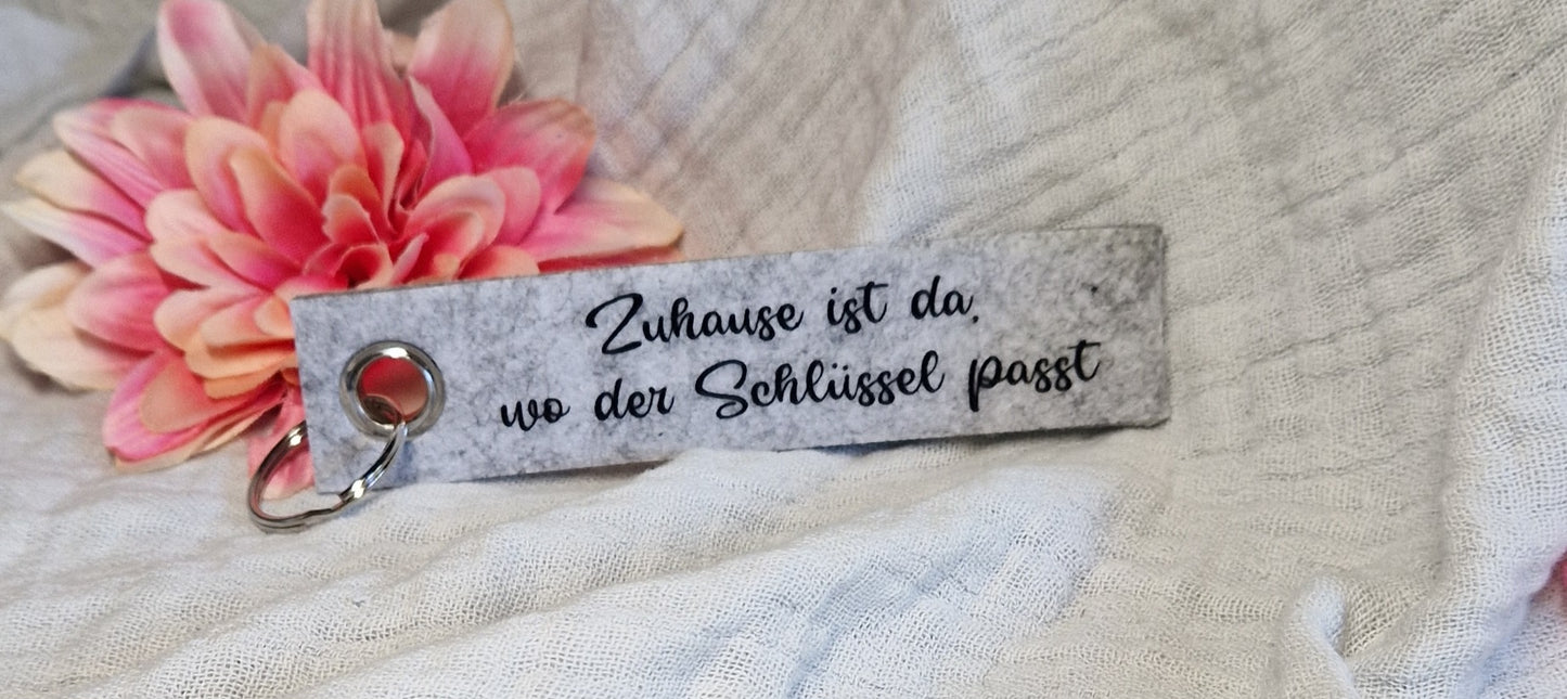Schlüsselanhänger aus Filz versch. Varianten