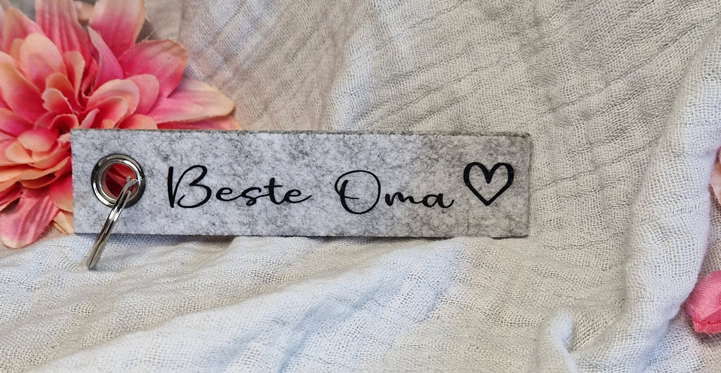 Schlüsselanhänger aus Filz versch. Varianten