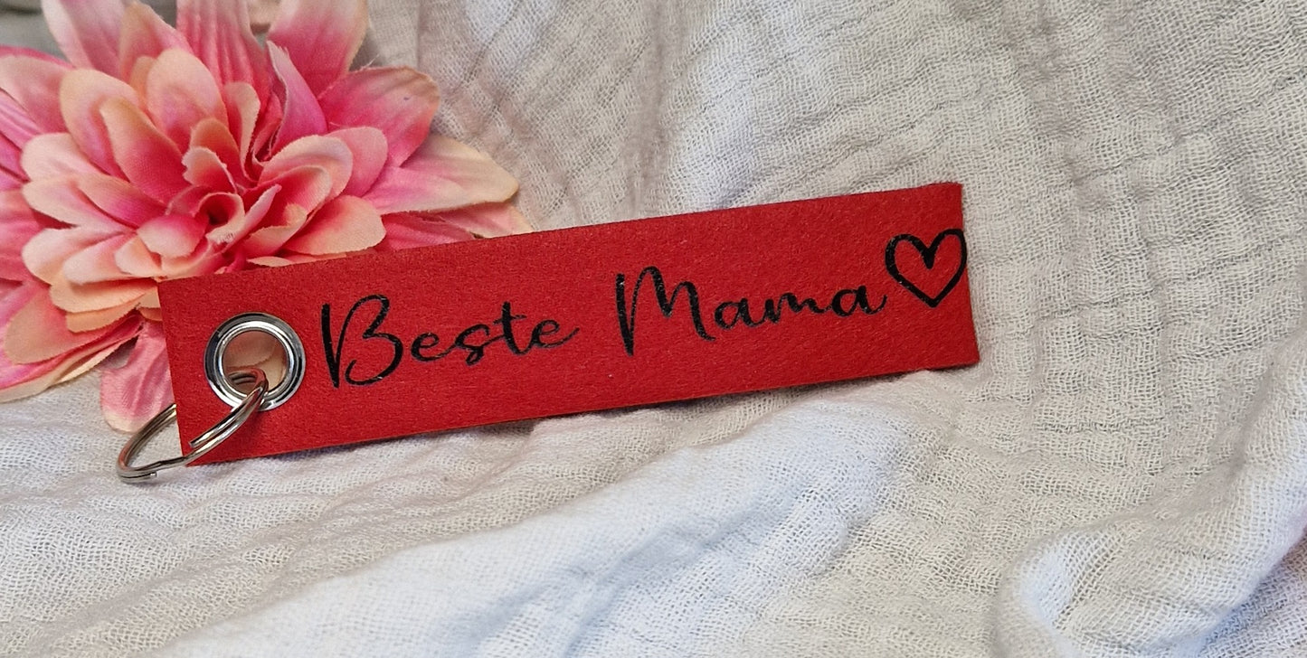 Schlüsselanhänger aus Filz versch. Varianten