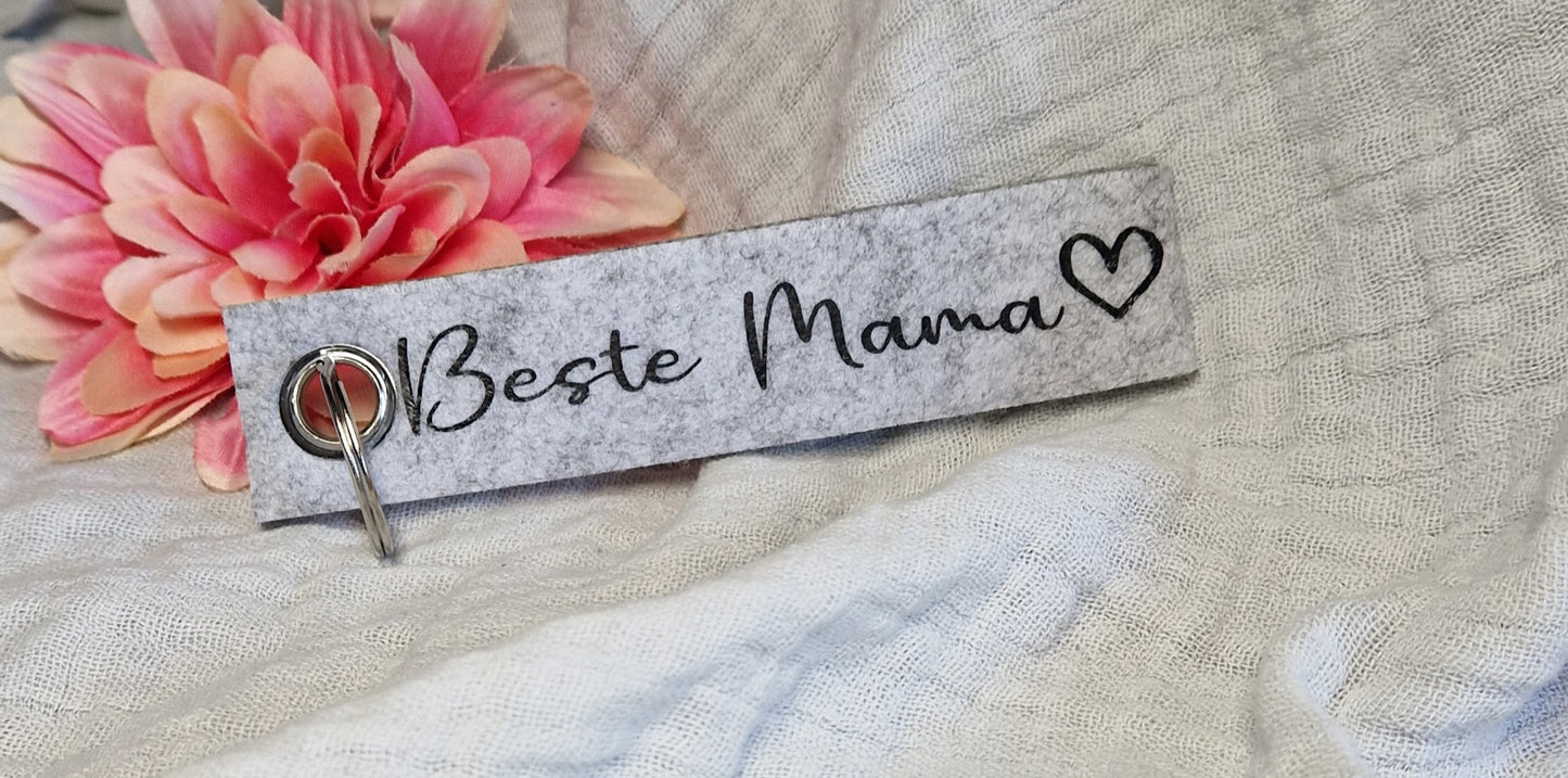 Schlüsselanhänger aus Filz versch. Varianten