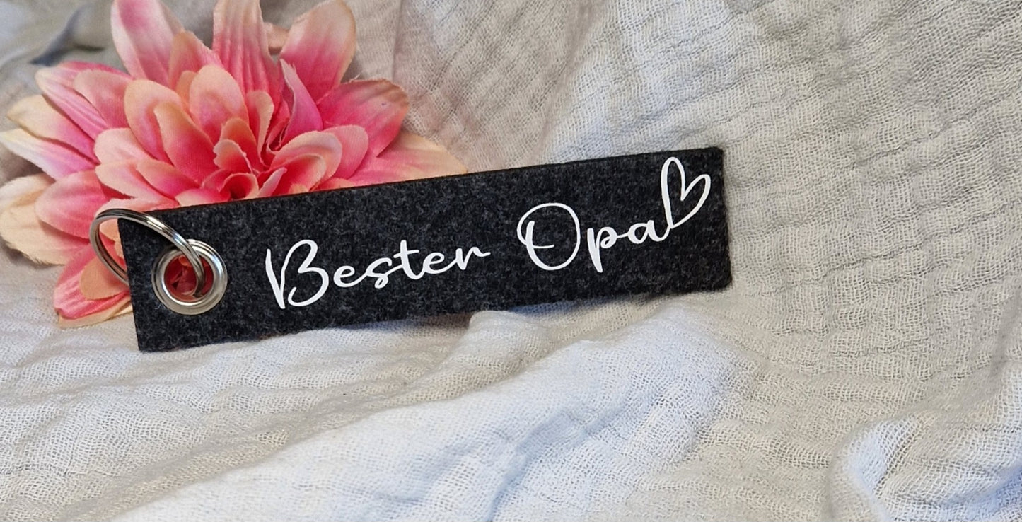 Schlüsselanhänger aus Filz versch. Varianten