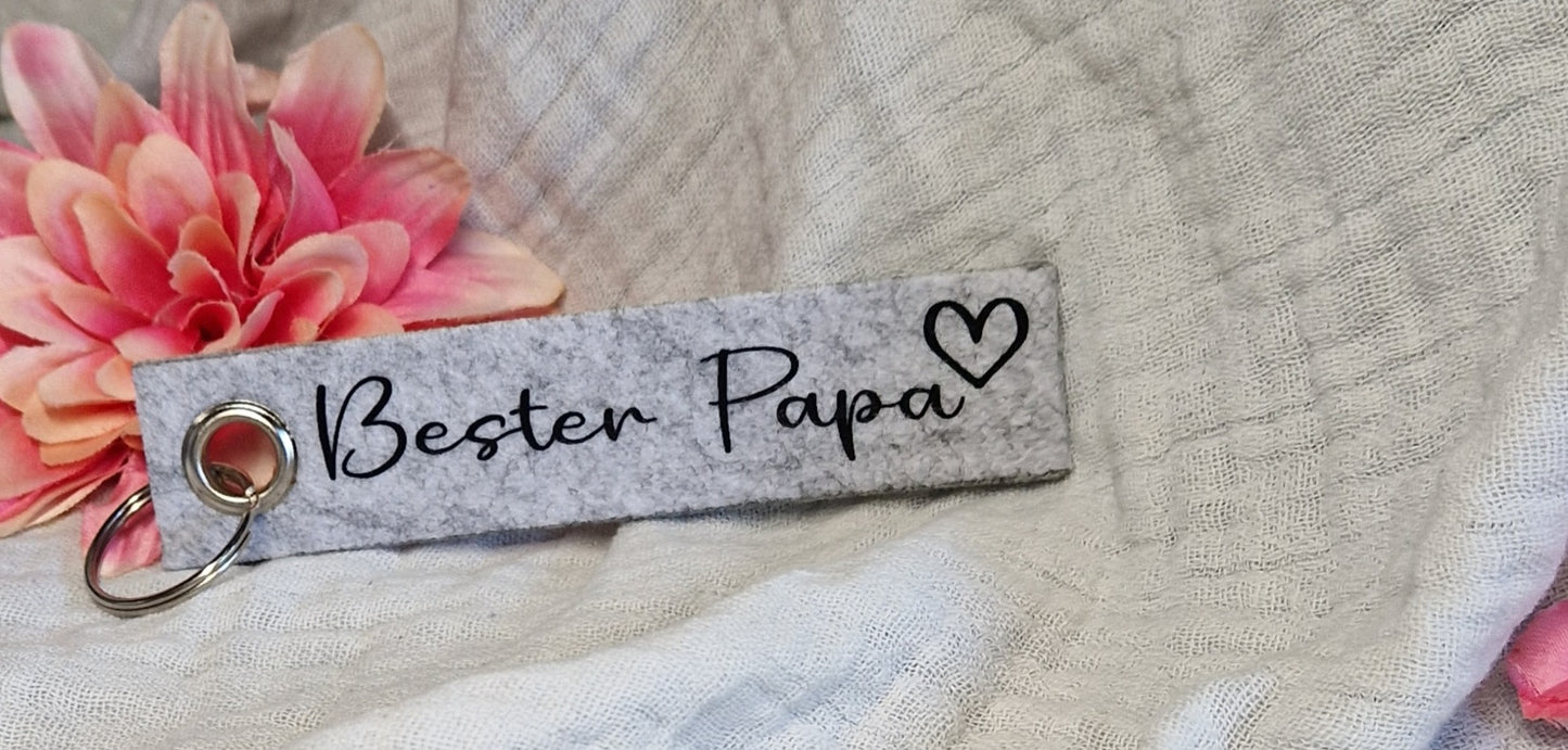 Schlüsselanhänger aus Filz versch. Varianten