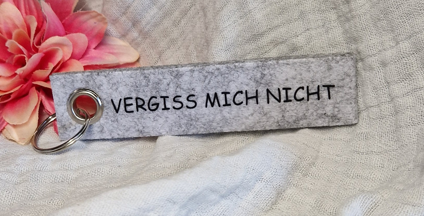 Schlüsselanhänger aus Filz versch. Varianten