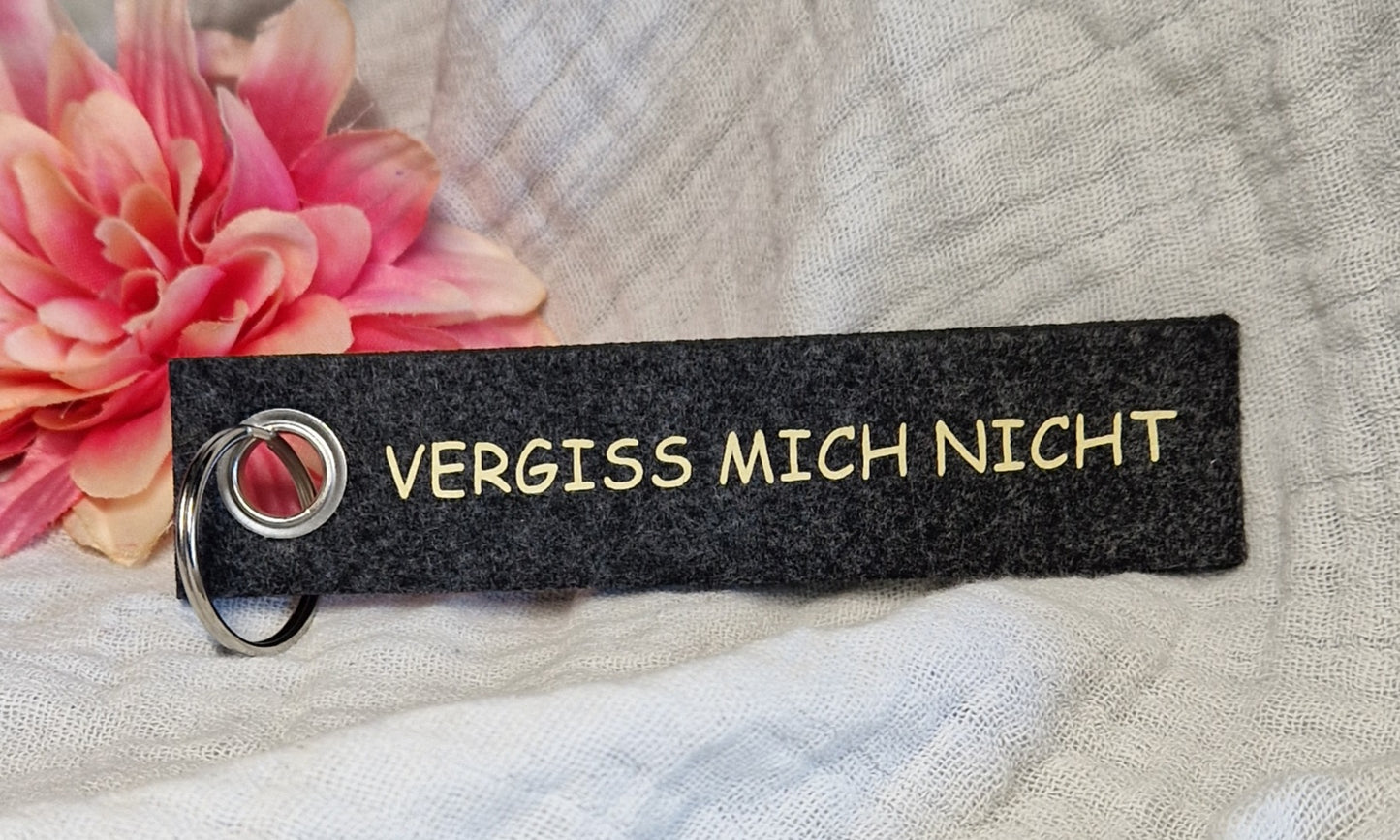 Schlüsselanhänger aus Filz versch. Varianten