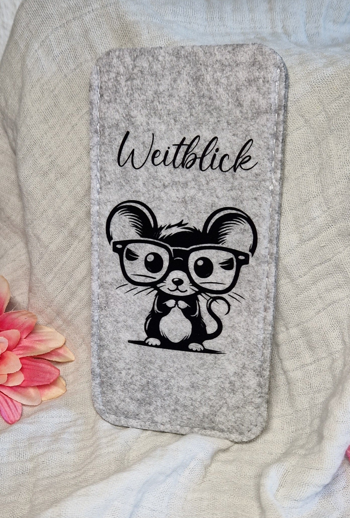 Brillen Etuis aus Filz in versch. Designs