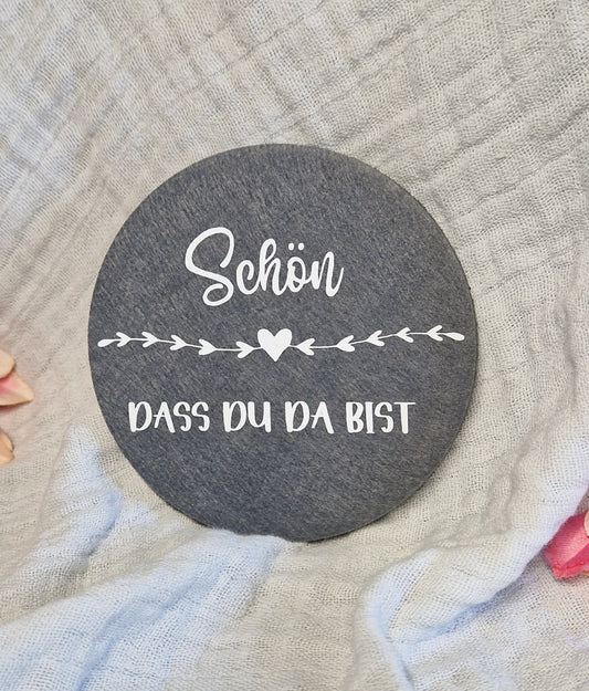 Untersetzer aus Filz 10cm