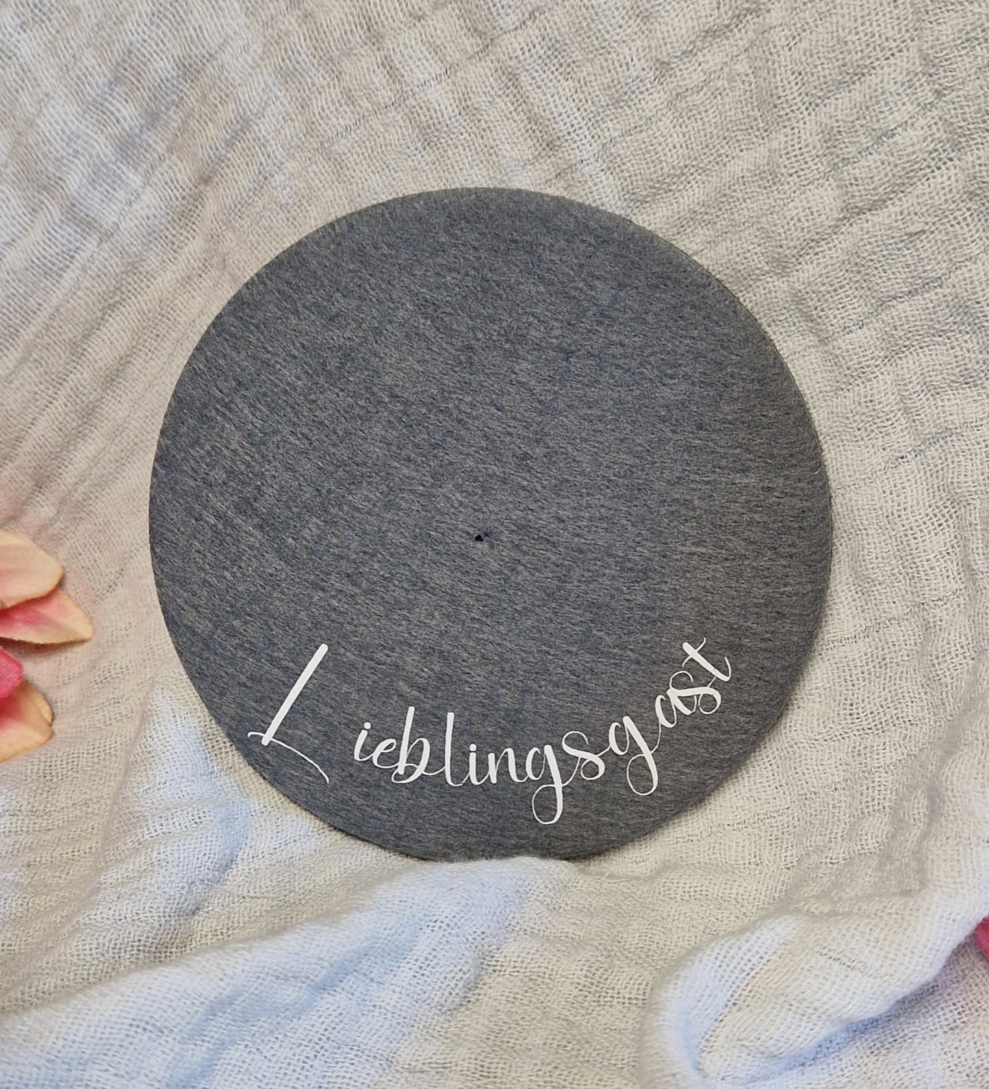 Untersetzer aus Filz 10cm