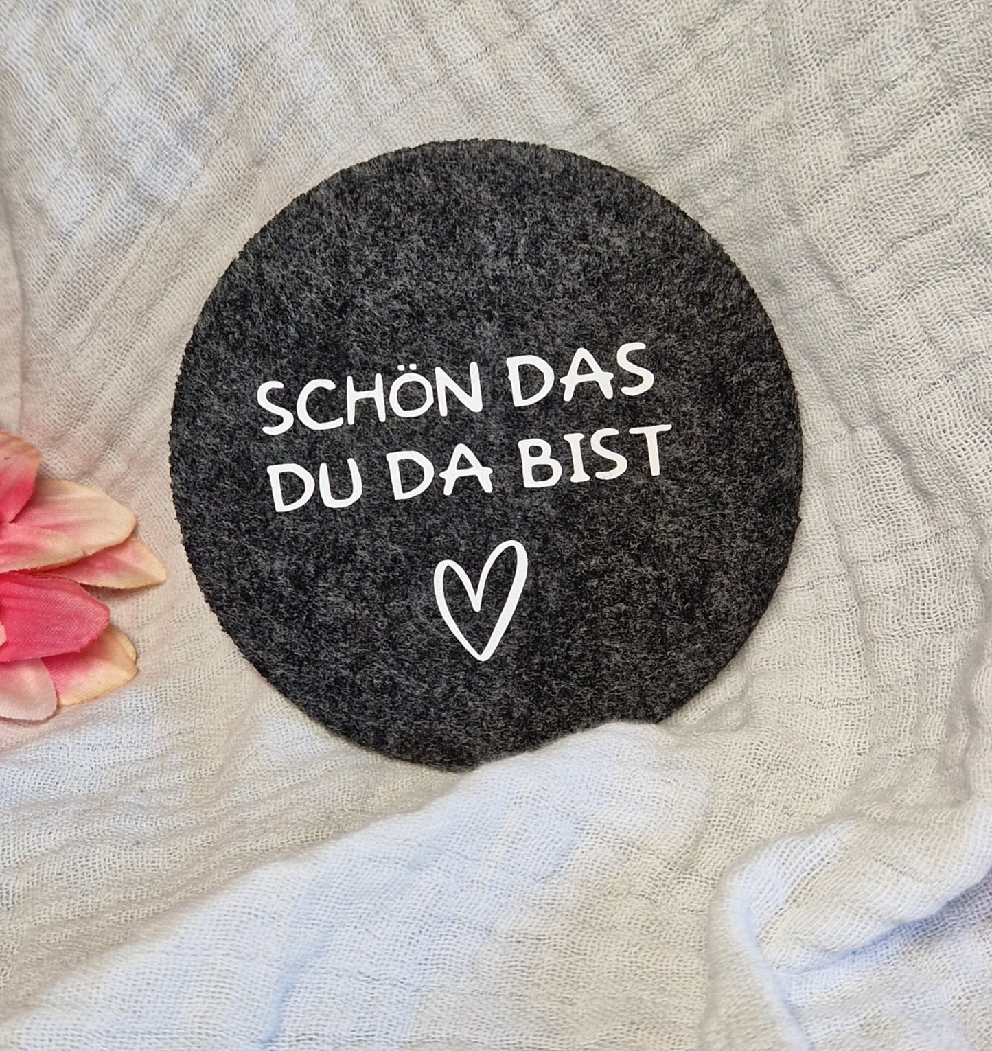 Untersetzer aus Filz 10cm