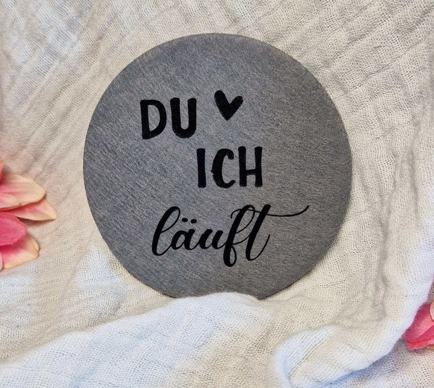 Untersetzer aus Filz 10cm