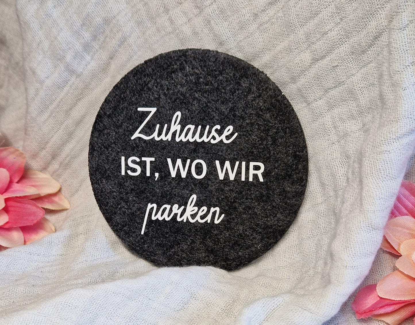 Untersetzer "Camper" aus Filz 10cm