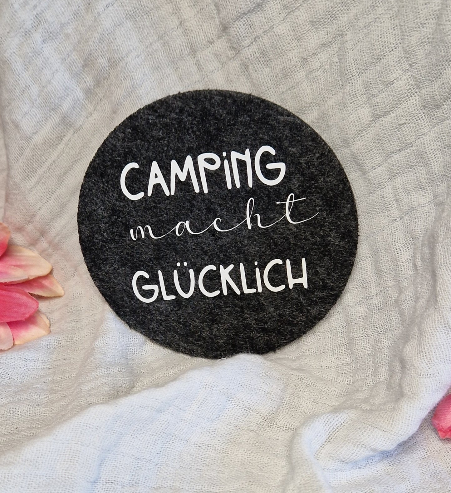 Untersetzer "Camper" aus Filz 10cm