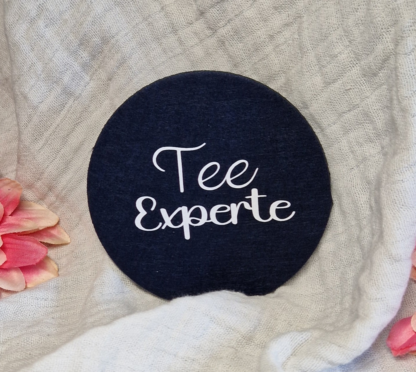 Untersetzer "Teeliebhaber" aus Filz 10cm