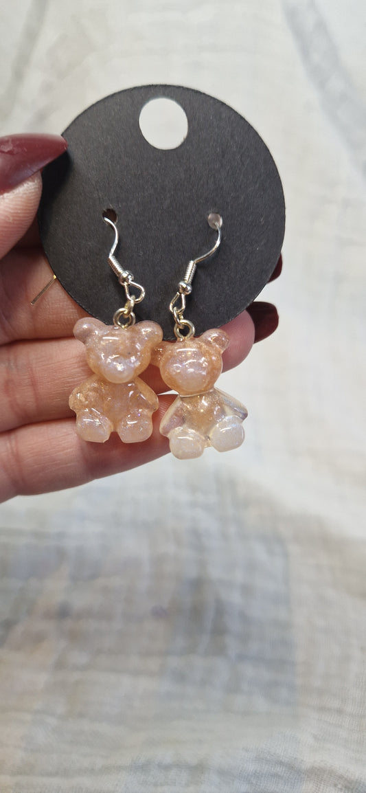 Modeschmuck Ohrringe "Bärchen" aus Resin in versch. Designs