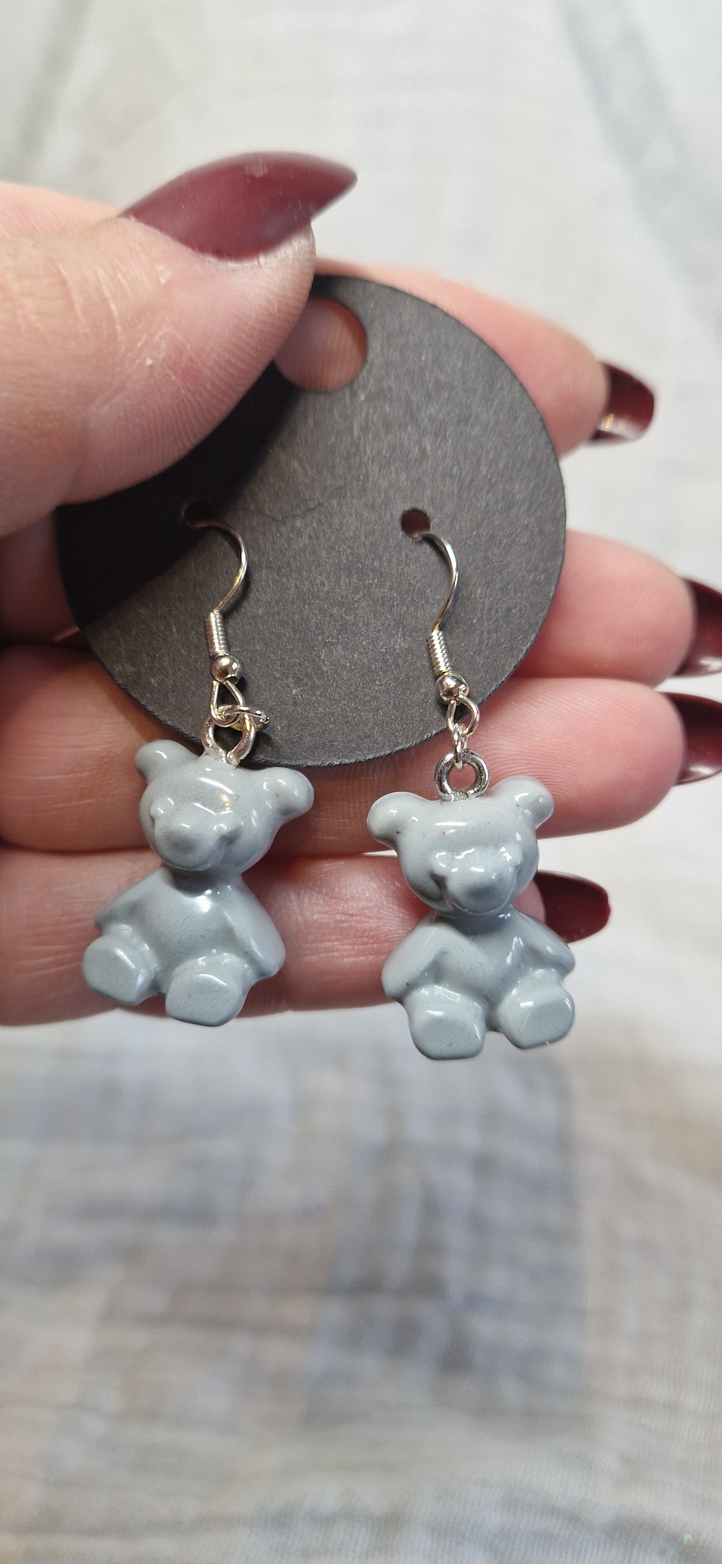 Modeschmuck Ohrringe "Bärchen" aus Resin in versch. Designs