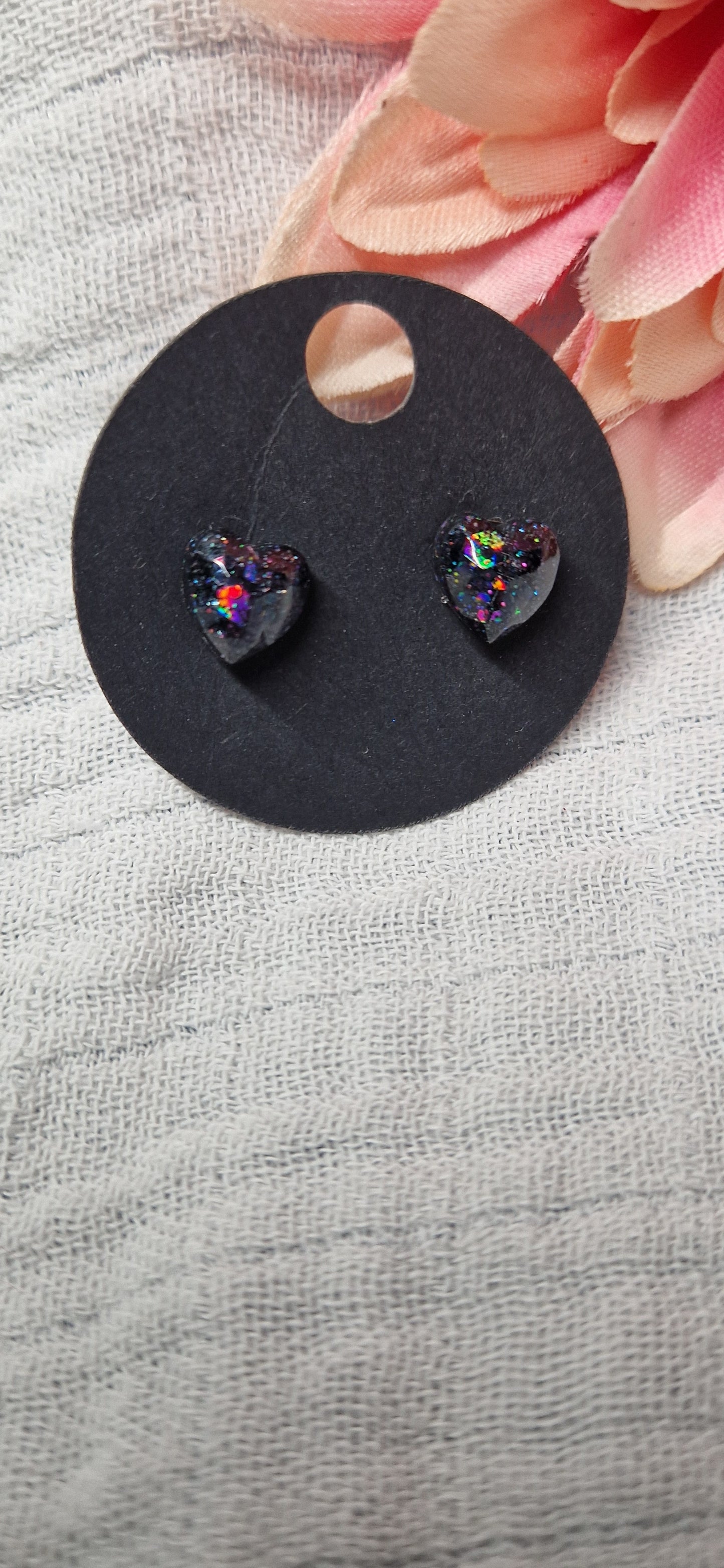 Stecker Ohrringe aus Resin in versch. Design