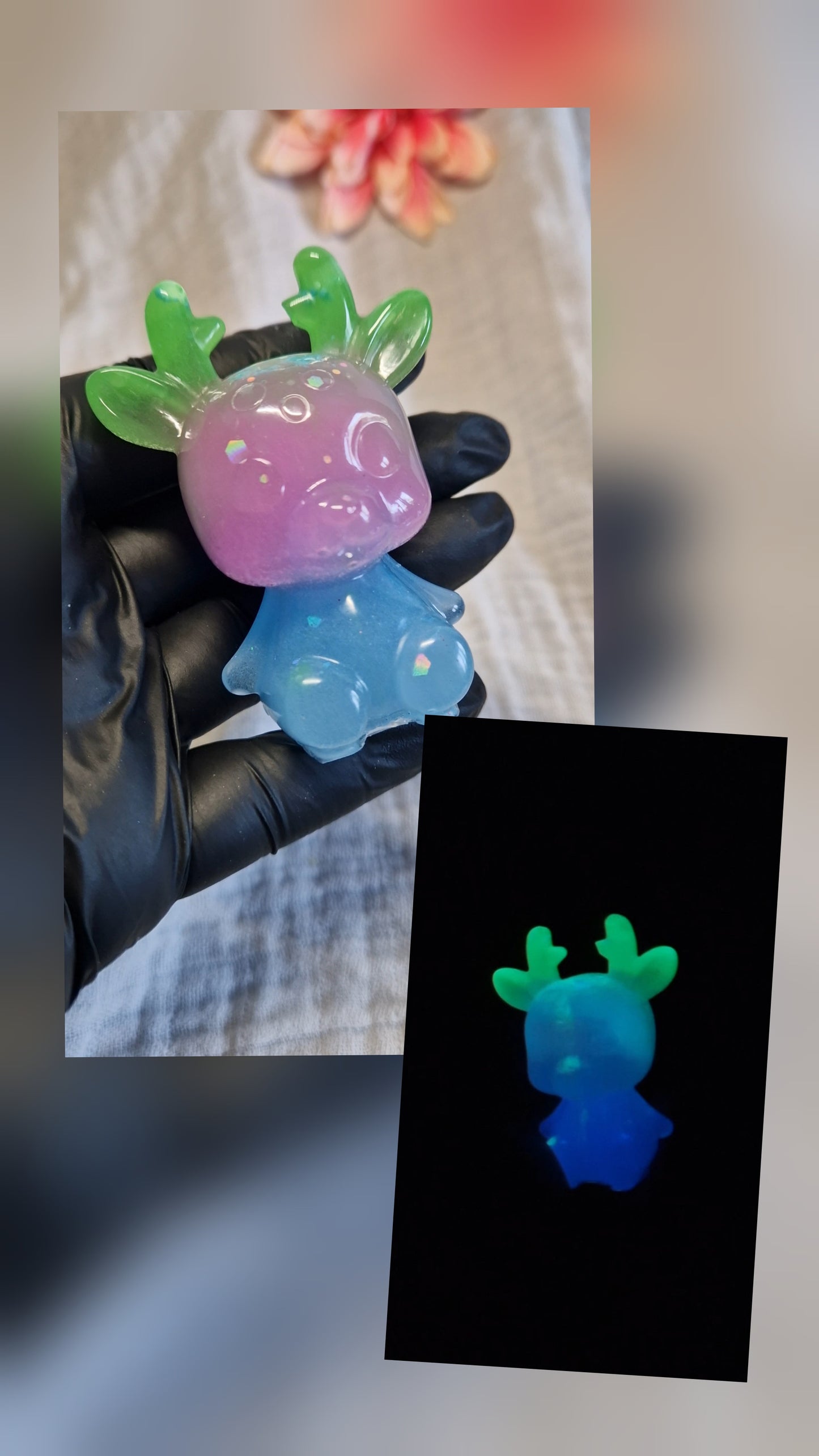 Hirschi Figuren aus Resin