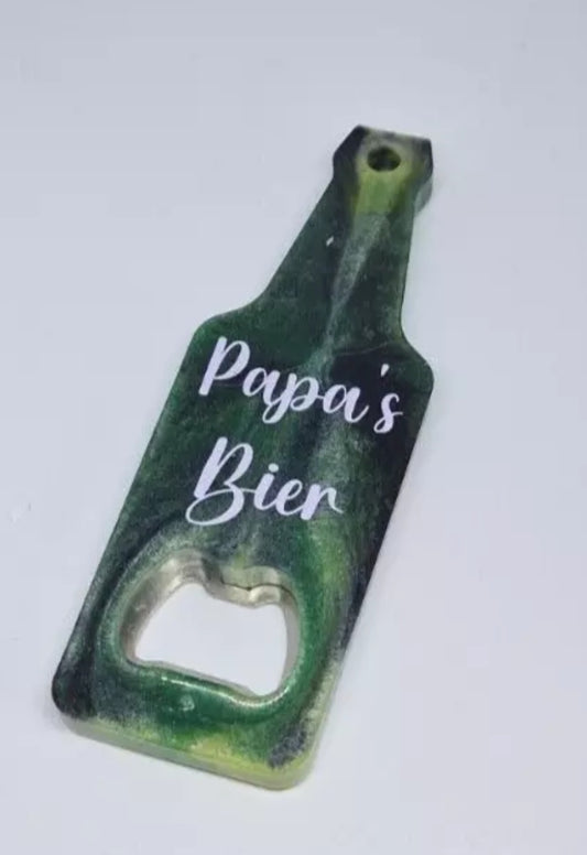 Flaschenöffner aus Resin in deiner Wunschfarbe