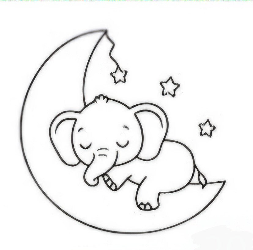 Baby Herz Erinnerung aus Resin in deiner Wunschfarbe