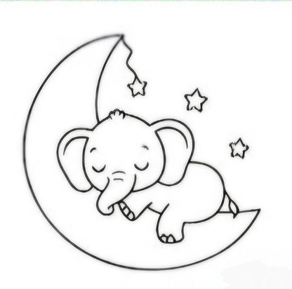 Baby Herz Erinnerung aus Resin in deiner Wunschfarbe