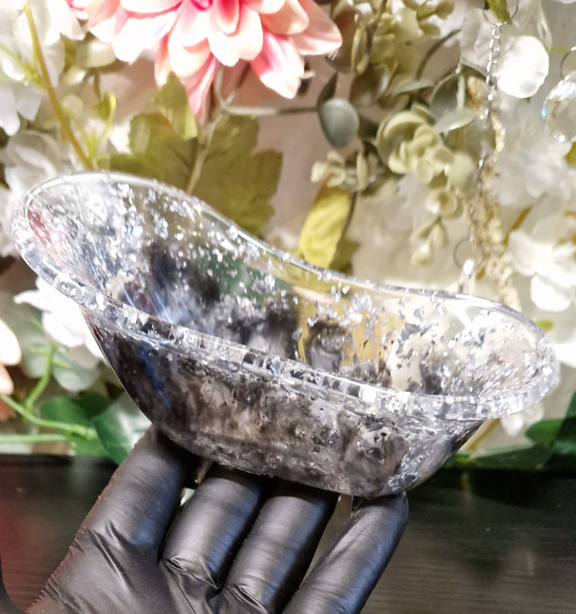 Schale "Badewanne" aus Resin