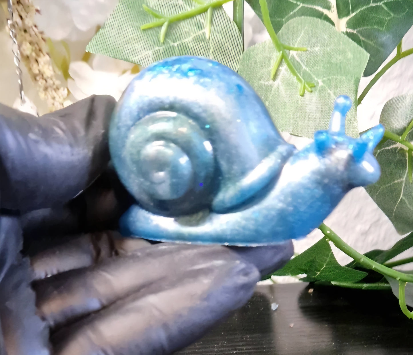 Schnecken Figur Resin B-Ware