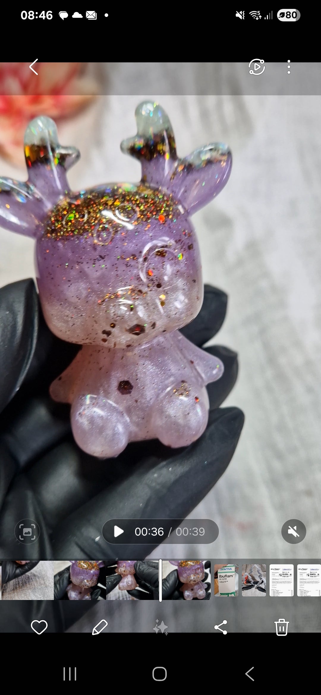 Hirschi Figuren aus Resin