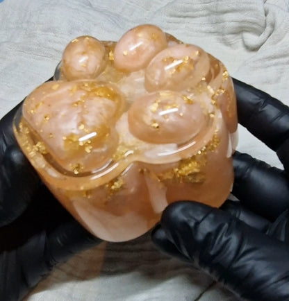 Dose (Pfote) aus Resin in deiner Wunschfarbe