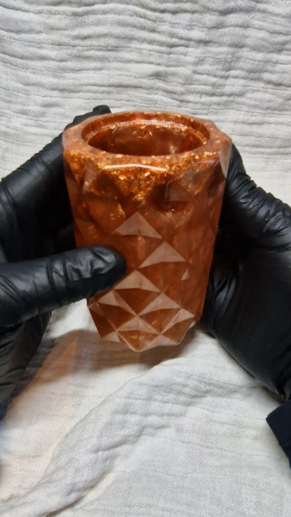 Zahnputzbecher aus Resin in deiner Wunschfarbe