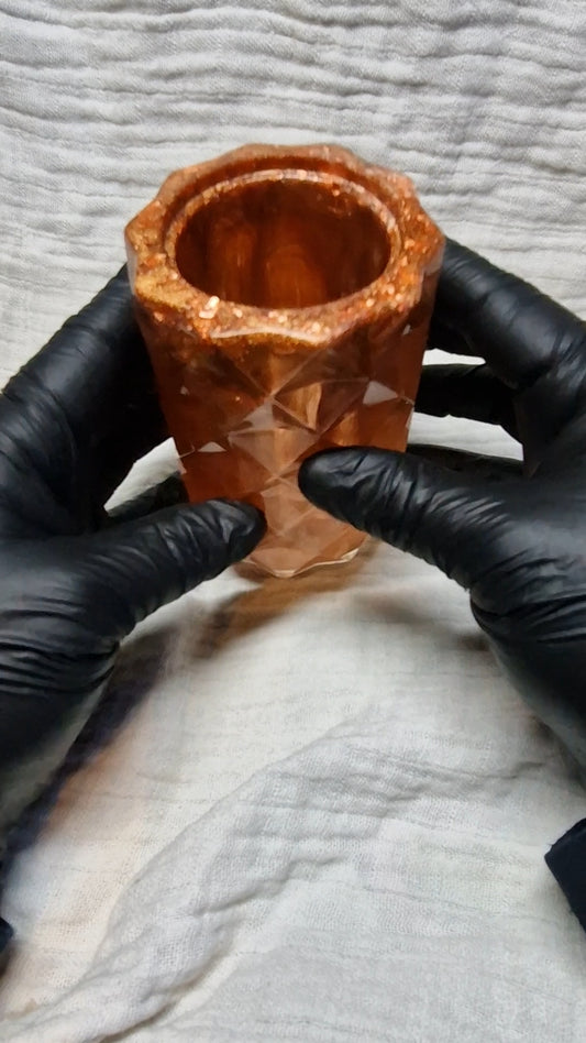 Zahnputzbecher aus Resin in deiner Wunschfarbe