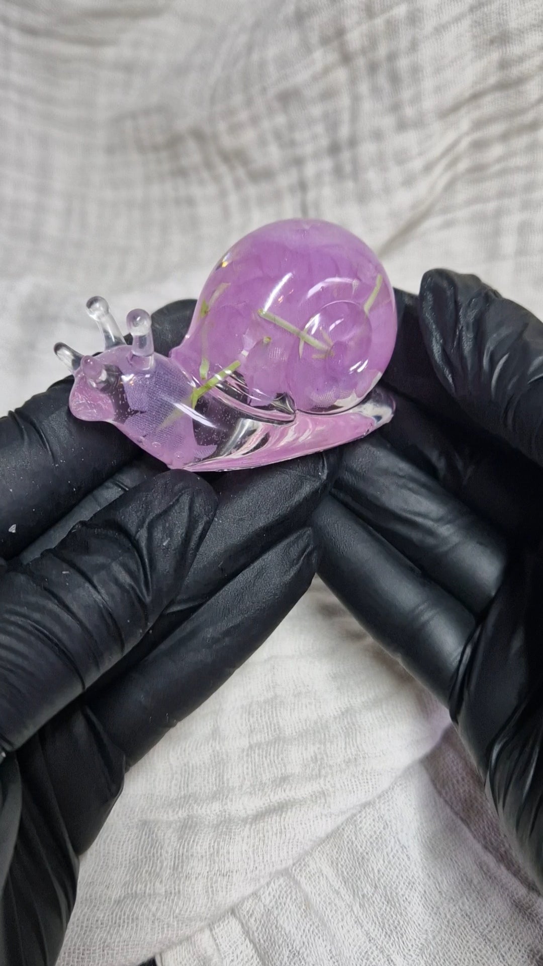 Kleine Schnecki Figur aus Resin