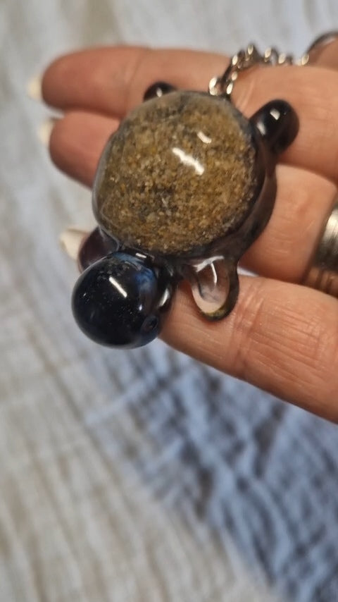 Schildkröten Schlüsselanhänger aus Resin