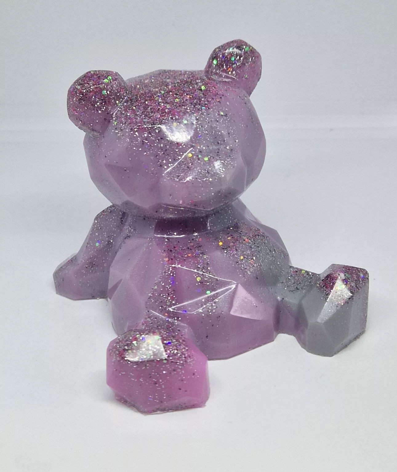 Handyhalterung "Teddy" aus Resin in deinen Wunschfarben